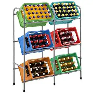 Getraenkekistenregal juskys cool bis zu 6 kisten je 17 kg