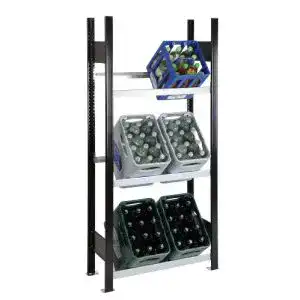 Getraenkekistenregal schulte lagertechnik 180x81x336 cm