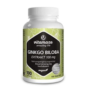 Ginkgo-Tabletten Vitamaze - amazing life Ginkgo Biloba hochdosiert - ginkgo tabletten vitamaze amazing life ginkgo biloba hochdosiert