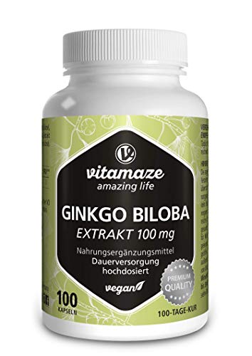 Ginkgo-Tabletten Vitamaze – amazing life Ginkgo Biloba hochdosiert