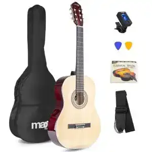 Gitarren max soloart 4 4 akustik gitarre fuer anfaenger einsteiger