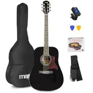 Gitarren max solojam westerngitarre akustik gitarre set