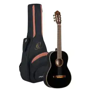 Gitarren ortega guitars schwarze konzertgitarre 4 4 groesse family
