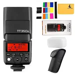 Godox blitz godox tt350s ttl 2 4g hss 1 8000s gn36 kamera flash