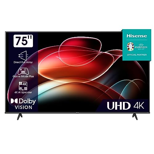 Großer Fernseher Hisense 75E6KT 190,5cm (75 Zoll), 4K UHD