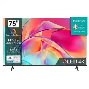 Grosser fernseher hisense 75e7kq qled smart tv 189 cm 4k
