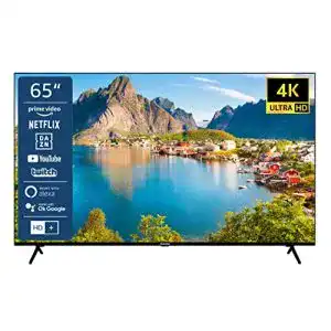 Grosser fernseher telefunken xu65sn660s 65 zoll frameless