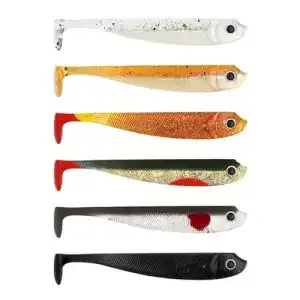Gummifisch lieblingskoeder gummikoeder 5cm 6 farbe ultimate