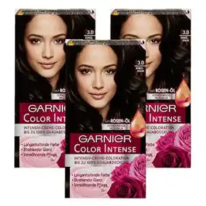 Haarfarbe dunkelbraun garnier dauerhafte creme coloration