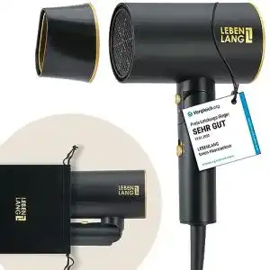 Haartrockner lebenlang foehn ionen 2100w anti spliss mit kaltluft