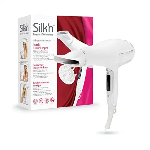 Haartrockner Silk’n SilkyLocks mit ionischer Technologie und Stylingdüse