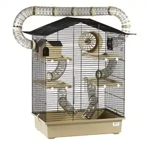 Hamsterkaefig zoopaul xxl diamant 5 etagen 3 leitern
