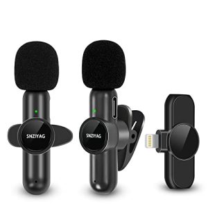 Handy-Mikrofon SNZIYAG Lavalier Mikrofon Wireless für iPhone