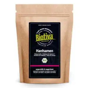 Hanfsamen biotiva ungeschaelt bio 1kg vorteilspack