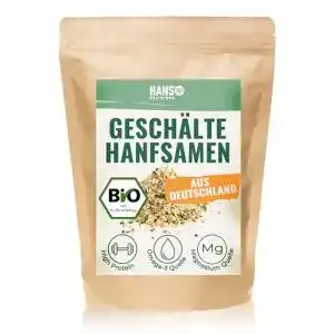 Hanfsamen hans brainfood bio geschaelt high protein