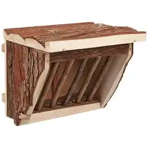 Heuraufe trixie 61191 zum einhaengen 20 x 15 x 17 cm braun