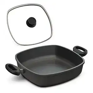 Hoffmann pfanne hoffmann aluguss pfanne 28x28 cm mit zwei griffen