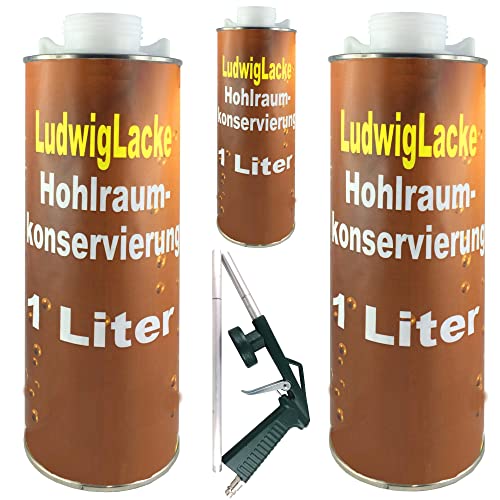 Hohlraumversiegelung Ludwiglacke Hohlraumkonservierung 3 x 1 L