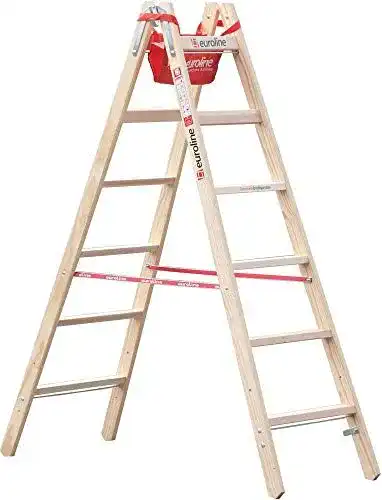 Holzleiter Format 4003311154055 Holz-Sprossenstehleiter