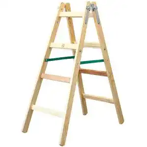 Holzleiter verdone standard 2x4 stufen 150kg klappbare malerleiter