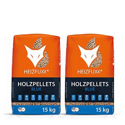 Holzpellet HEIZFUXX Blue Heizpellets Weichholz Wood Pellet Öko