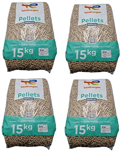 Holzpellet Juramondo 4 Stück Total Premium Pellets je 15 kg