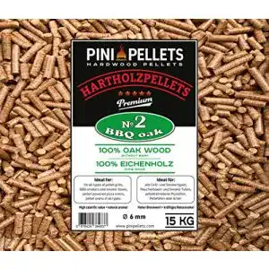 Holzpellet pini grillpellets 15 kg 100 eiche e284962 zum grillen