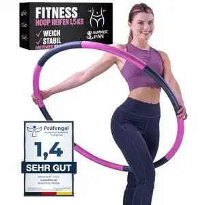 Hula hoop reifen zum abnehmen summerfan hula hoop reifen