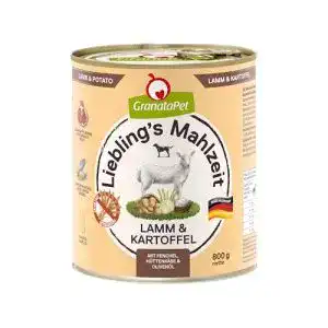 Hunde nassfutter granatapet lieblings mahlzeit lamm kartoffel