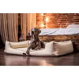 Hundebett kunstleder tierlando orthopaedisches hundebett