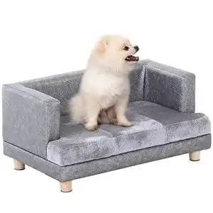 Hundesofa pawhut haustiersofa hundebett kunstleder