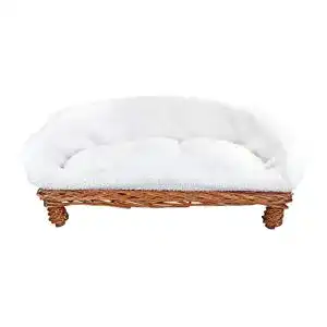 Hundesofa schecker weidenkorbsofa weidenkorb sofa 68 cm
