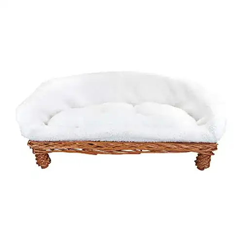 Hundesofa Weidenkorb 68 cm für Hunde und Katzen
