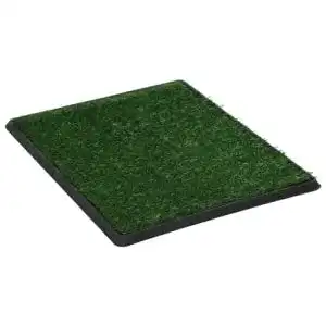 Hundetoilette vidaxl haustier toilette mit tablett kunstgras