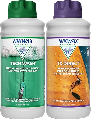 Imprägnier-Waschmittel Nikwax Doppelpack Tech Wash, TX.Direct