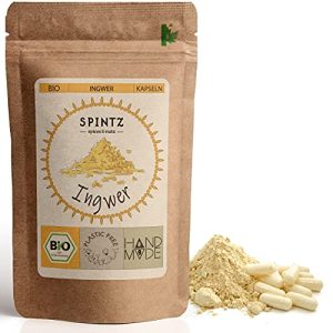 Ingwer-Kapseln SPINTZ ® 420 Stk. Bio Ingwer Kapseln – vegane Ingwer