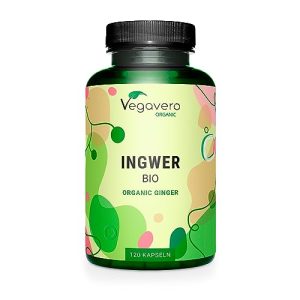 Ingwer-Kapseln Vegavero BIO INGWER Kapseln ® | 650 mg