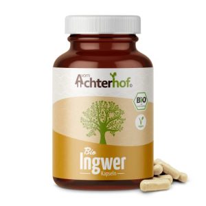 Ingwer-Kapseln vom-Achterhof Ingwer Kapseln Bio 160 Stück | 500 mg