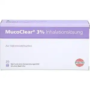 Inhalationsloesung pari mucoclear 3 20 st ampullen