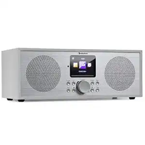 Internetradio auna silver star stereo mit dab ukw wlan radio