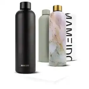 Isolierflasche 1 liter mameido edelstahl trinkflasche isoliert 500ml