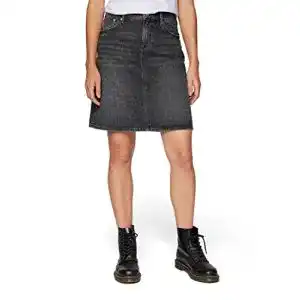Jeansrock mavi damen valerie rock mid smoke brushed denim
