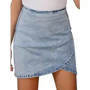 Jeansrock roskiky damen stretch kurzer rock damen sommer