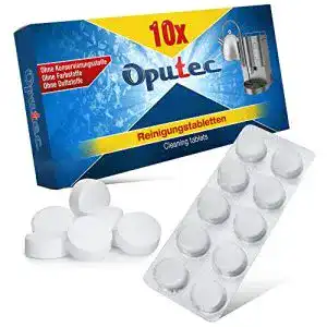 Kaffeefettloeser oputec 10 stueck reinigungstabletten