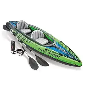 Kajak intex schlauchboot aufblasbares gruen 351 x 76 x 38 cm