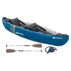 Kajak sevylor kanu aufblasbar adventure kit 2 personen falt inkl
