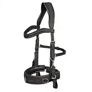 Kappzaum waldhausen leder anatomic schwarz vb schwarz