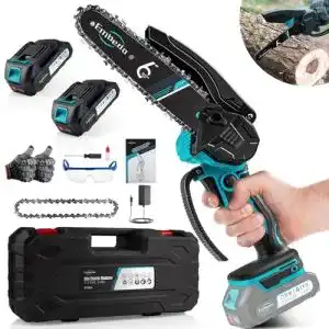 Kettensaege embedo mini mit akku 6 zoll hand motorsaege