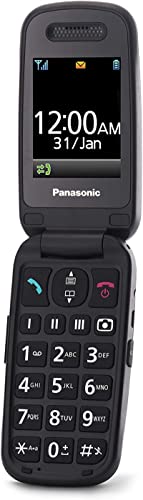 Klapphandy Panasonic KX-TU446EXB Seniorenhandy zum Aufklappen