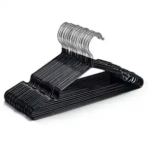 Kleiderbuegel keplin premium metall 20er pack gummibeschichtet